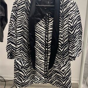 Zebra blazer